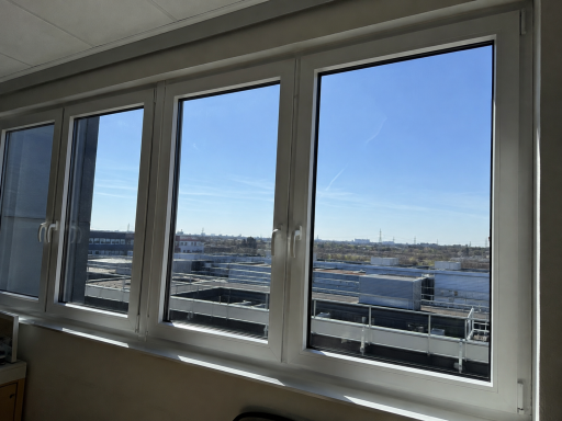 Streifenfreie Bürofenster Saubere Bürofenster
